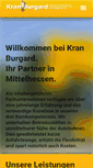 Mobile Screenshot of kran-burgard.de